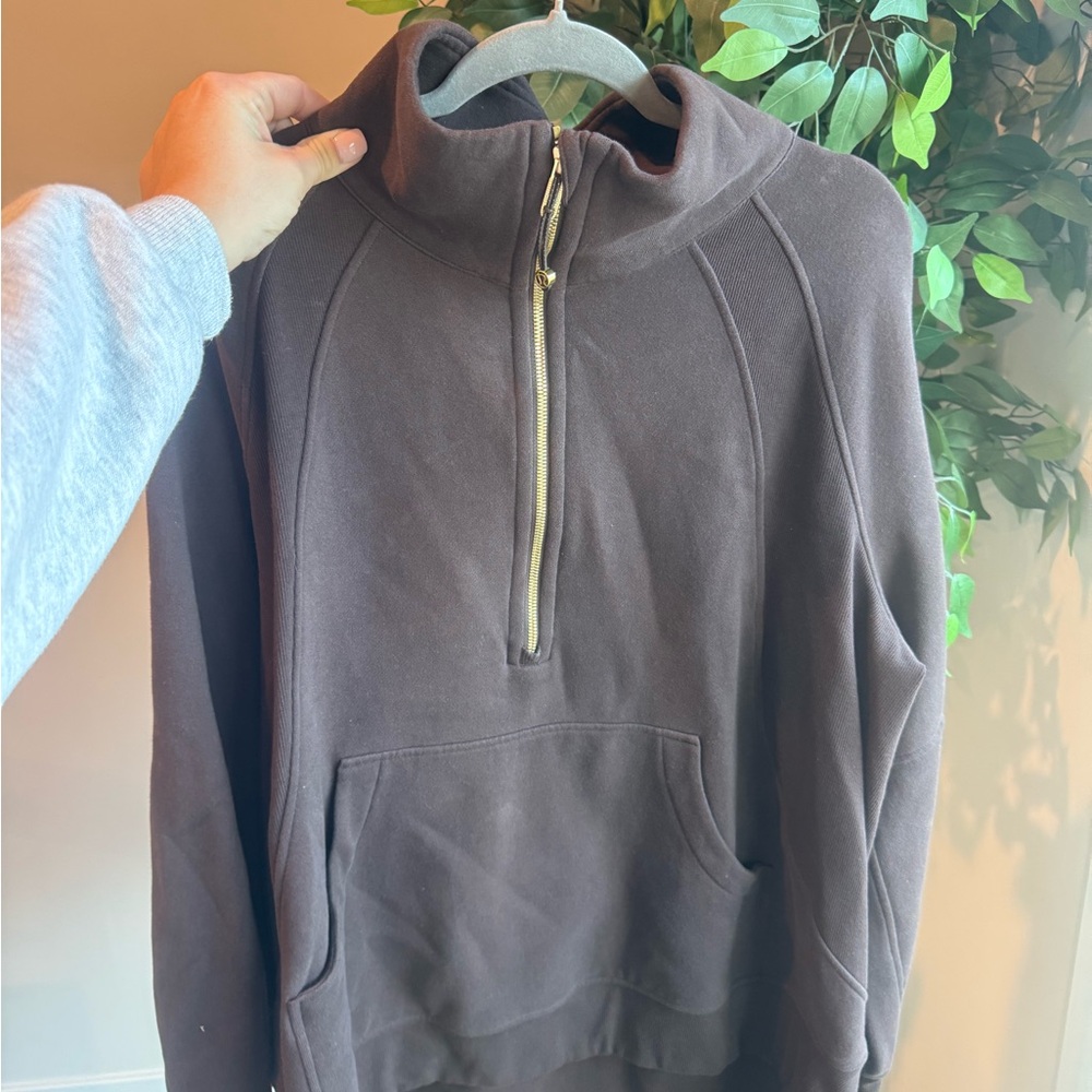 Lululemon Scuba Oversized Funnel Neck Half Zip Sweatshirt Long